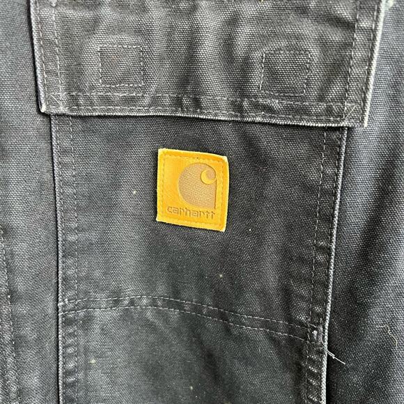 Vintage Carhartt Chore Jacket Navy Blue Mens Size XXL C26 MDT Distressed Rare - Picture 5 of 11